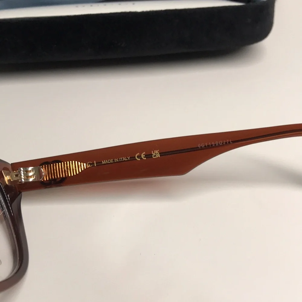 New Authentic Gucci Tortoise Shell Women's Glasses GG0992o 003